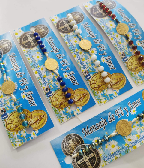 Denarios con medalla San Benitos 