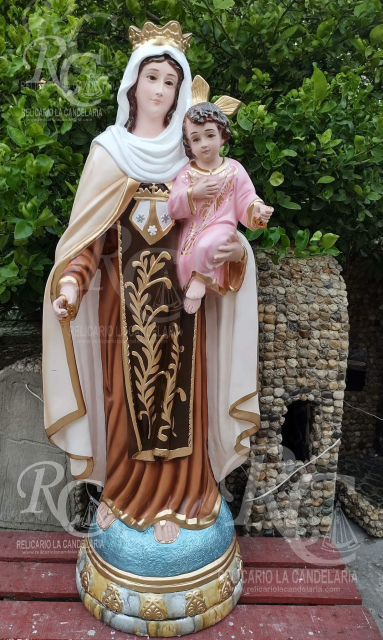 Virgen del carmen 1 metro 