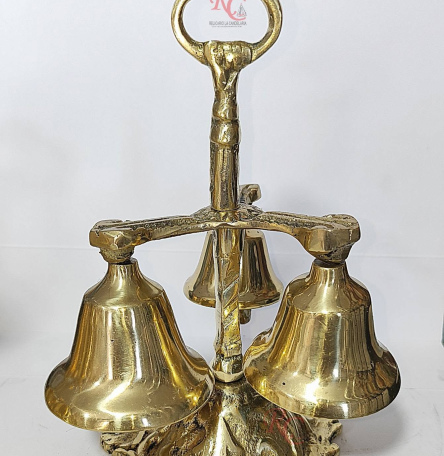 campanario en bronce x3