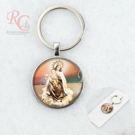 llaveros de la virgen del Carmen 