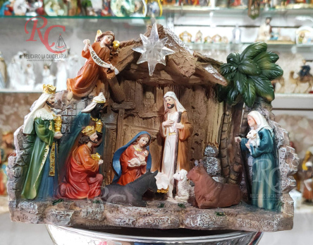 Pesebre en Marmolina fina 26cm x 20 cm