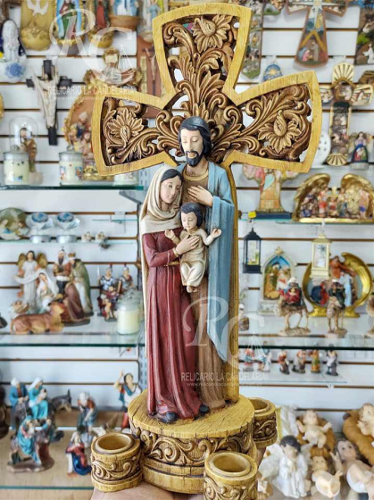 Cruz Adviento en Marmolina fina 